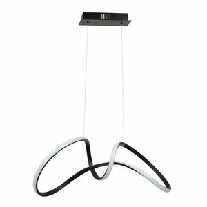 Modern LED függőlámpa fekete 48W Milagro Tesoro Black 2400lm 4000K ML7951 kép