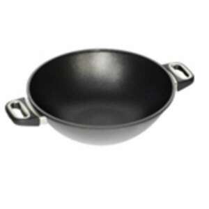 AMT Gastroguss the "World's Best Pan" wok, 32 cm, 10 cm magas, indukciós, 2 oldali fogantyúval kép