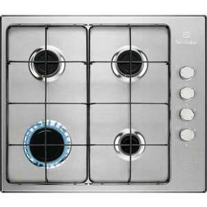 Electrolux KGS6404SX Beépíthető Gáz Főzőlap, 594mm, 4 főzőzóna, Slim line, Ezüst kép