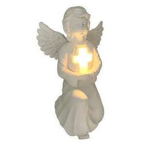 Strend Pro Angel Cross Lámpa, napelemes, 15 x 12 x 22 cm, 1 LED, AA, kerámia kép