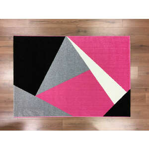 Barcelona 198 pink geometriai mintás szőnyeg 200x280 cm kép