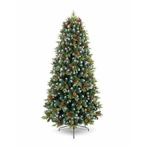 Christmas Dream műfenyő 3D -s levelekkel, tobozzal dúsítva 220 cm kép