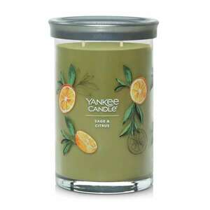 Yankee Candle Signature Sage & Citrus Tumbler Illatgyertya 567g kép