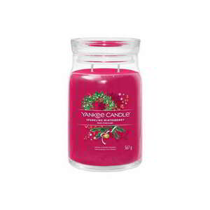 Yankee Candle Signature Sparkling Winterberry Illatgyertya 567g kép