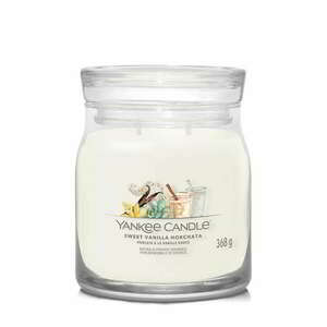 Yankee Candle Signature Sweet Vanilla Horchata Illatgyertya 368g kép