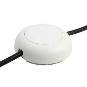 interBär 8124-008.01 LED-es zsinóros dimmer kapcsolóval Fehér 1 x KI/BE Kapcsolási teljesítmény (min.) 5 W Kapcsolási teljesítmény (max.) ... kép