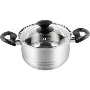 Lamart LTB1810 Leger 2.7L/18cm Lábas üveg fedővel - Inox kép