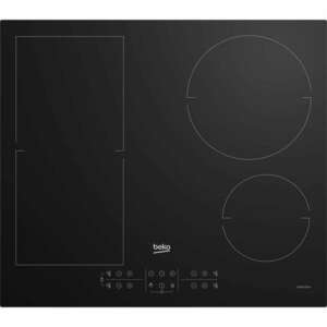 Beko HII-64200 FMT Beépíthető indukciós főzőlap, 58 cm, 4 főzőzóna, Gyerekzár, EasyFit, Fekete kép