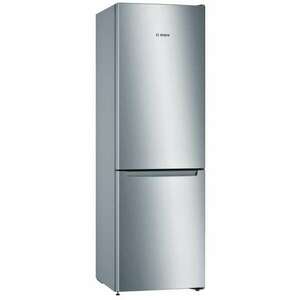 Bosch KGN36NLEA Alulfagyasztós hűtőszekrény, 305L, M: 186cm, NoFrost, E energiaosztály, Inox kép