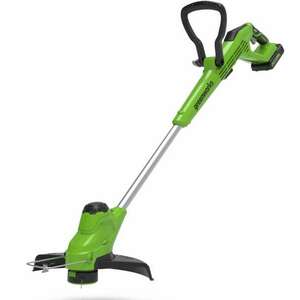 Fűszegélynyíró akkumulátoros Greenworks G24LT28 28 cm, 1.6 mm damil 2 ah akkumulátor és micro töltő kép