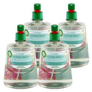 Air Wick 24/7 Active Fresh Virágzó frézia és Eukaliptusz Utántöltő automata légfrissítő készülékhez 4x228ml kép