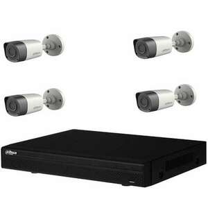 Kit 4 kamerák HDCVI golyó megfigyelés HDCVI Dahua Cooper 2MP 1080 P, 3.6mm, Smart IR 20m, IP67, 4 csatornás DVR kép