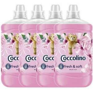 Coccolino Silk Lily Öblítő koncentrátum 272 mosás 4x1700ml kép