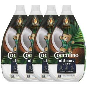 Coccolino Ultimate Care Coco Fantasy ultrakoncentrált Öblítő 232 mosás 4x870ml kép