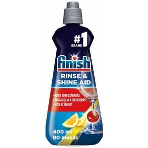 Finish Shine & Protect citromos gépi öblítőszer 400ml kép