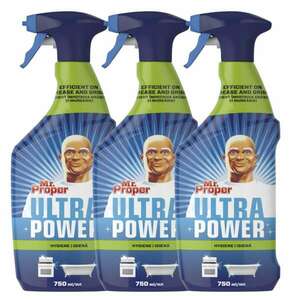 Mr.Proper Power&Speed Hygiene Univerzális szórófejes Tisztítószer 3x750ml kép