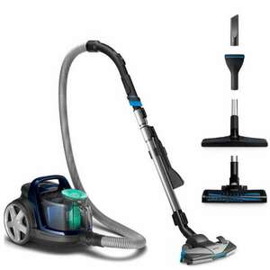 Philips PowerPro Active FC9556/09 porzsák nélküli porszívó , 650W, 1, 5l, 76dB, Turbo Brush kép