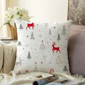 Nordic Christmas karácsonyi zsenília párnahuzat, 55 x 55 cm - Minimalist Cushion Covers kép