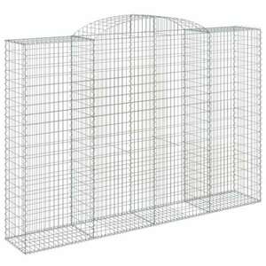 Íves horganyzott vas gabion kosár 300 x 50 x 200/220 cm kép