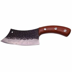 Három darab IdeallStore® henteskés készlet, kézzel készített, Destiny Cooking, 26 cm, fa markolat, bőr tokban kép