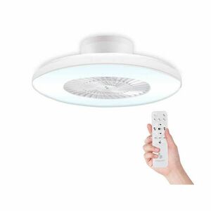 Mennyezeti ventilátor LED lámpával 2 az 1-ben Beper P206VEN650, 40W, 3 sebesség, időzítő, fehér kép