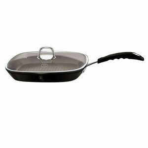 Berlinger Haus BH-6130 Grill serpenyő fedővel, 28 cm, Black Professional Line kép