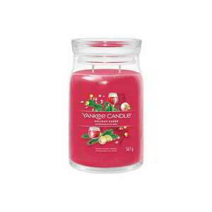 Yankee Candle Signature Holiday Cheer Illatgyertya 567g kép