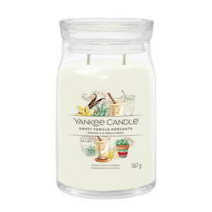 Yankee Candle Signature Sweet Vanilla Horchata Illatgyertya 567g kép