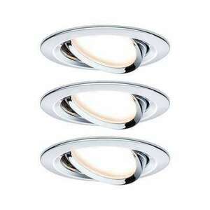 Beépíthető lámpa 3 részes készlet LED LED 19.5 W Paulmann 93488 Nova Króm (fényes) kép