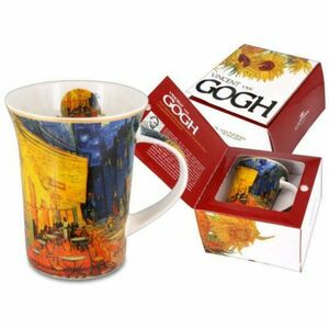 H.C.830-8110 Porcelánbögre Van Gogh dobozban, 350ml, Van Gogh: Kávéház éjjel kép