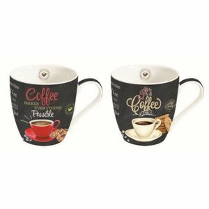 R2S.1011ICTT Porcelán bögreszett 350ml, 2db-os dobozban, It&- 039;s Coffee Time kép