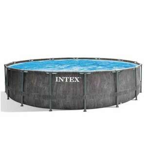 Intex Premium Frame Pool Set Prism fémvázas kerek medence (549 x 122 cm) kép