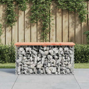 vidaXL tömör duglászfenyő gabion kerti pad 83x31, 5x42 cm kép