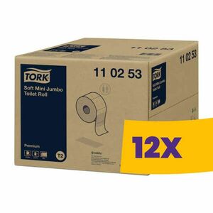 Tork Soft Mini Jumbo Prémium toalettpapír 19cm átm. - 110253 (Karton - 12 tek) kép