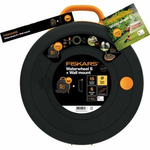 Fiskars Comfort tömlődob 9 mm (3/8') 15 m tömlővel (S) + fali tartó - 1026376 kép