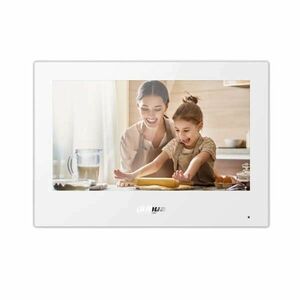 Dahua IP video kaputelefon - VTH5321GB-W (beltéri egység, 7" touch screen, 2 ajtó vezérlés, SD, I/O, PoE, wifi, fekete) kép