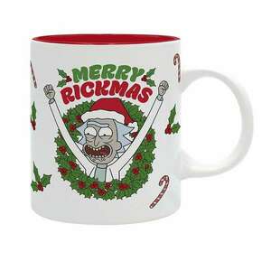 Rick és Morty, Merry Rickmas karácsonyi bögre, 320 ml kép