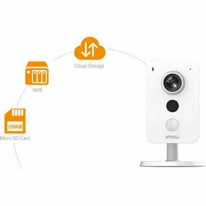 Imou IP wifi csempekamera - Cube (4MP, 2, 8mm, H265, IR10m, Mikrofon, Hangszóró, microSD, DC12V1A) kép