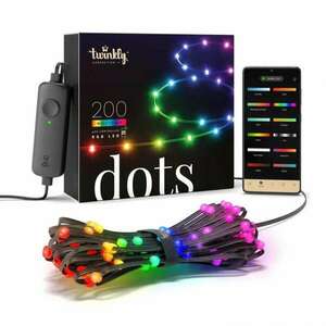 Twinkly Dots TWD200STP-BEU Beltéri LED Fényfüzér 10m - RGB (TWD200STP-BEU) kép