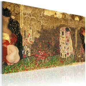 Gustav Klimt - inspiráció 90x60 - vászonkép kép