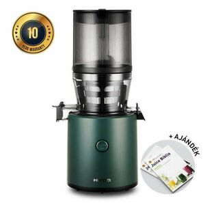 Hurom H320N Premium Slow Juicer (SÖTÉT ZÖLD) + Juice Biblia kép