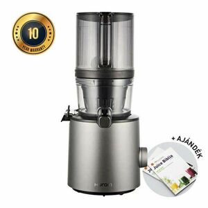 Hurom H201 Slow Juicer (TITÁNSZÜRKE) + Juice Biblia kép