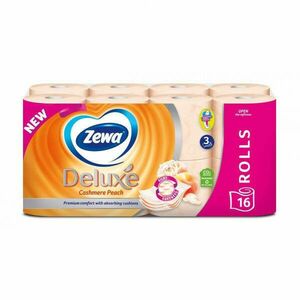 Zewa Deluxe Cashmere Peach 3r. toalettpapír 16 tek./cs. kép