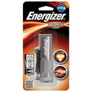 ENERGIZER LED Elemlámpa 3 LED Metal fém ház 3xAAA (E301304000/NZFHM001) (E301304000/NZFHM001) kép