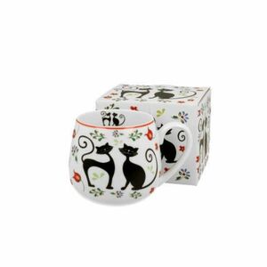 D.G.34233 Porcelánbögre 350ml, dobozban, Etno Cats kép