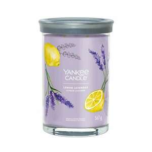 Yankee Candle Signature Lemon Lavender Tumbler Illatgyertya 567g (1630038E) kép