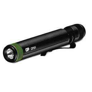 GP CP21 Discovery LED Zseblámpa - Fekete/Zöld (P8503) kép