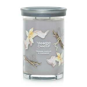 Yankee Candle Signature Smoked Vanilla & Cashmere Tumbler Illatgyertya 567g (1630057E) kép