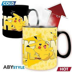 Pokémon Pikachu hőre változó bögre, 460 ml kép