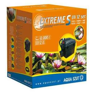 AQUA SZUT EXTREME S 12 SET tartalmaz UV 9W + PO 001 szivattyú + cső + 3 fúvóka kép